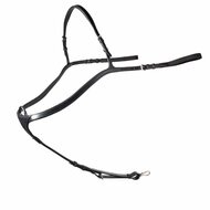 Lyon Long bridge breastplate Blk/Slvr Full